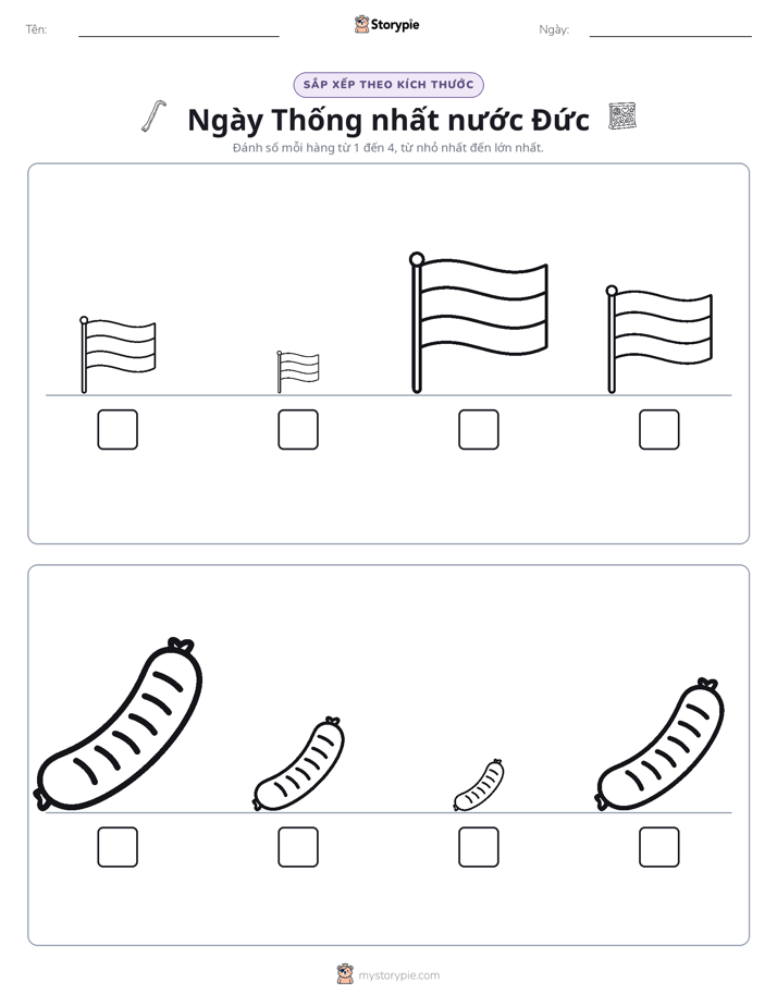 Thứ Tự Kích Thước