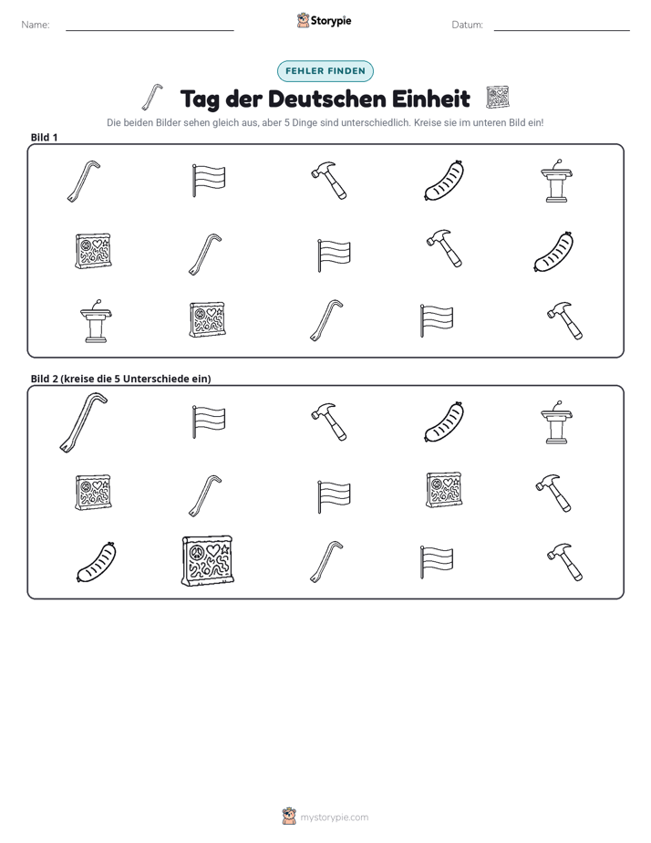 Finde den Unterschied