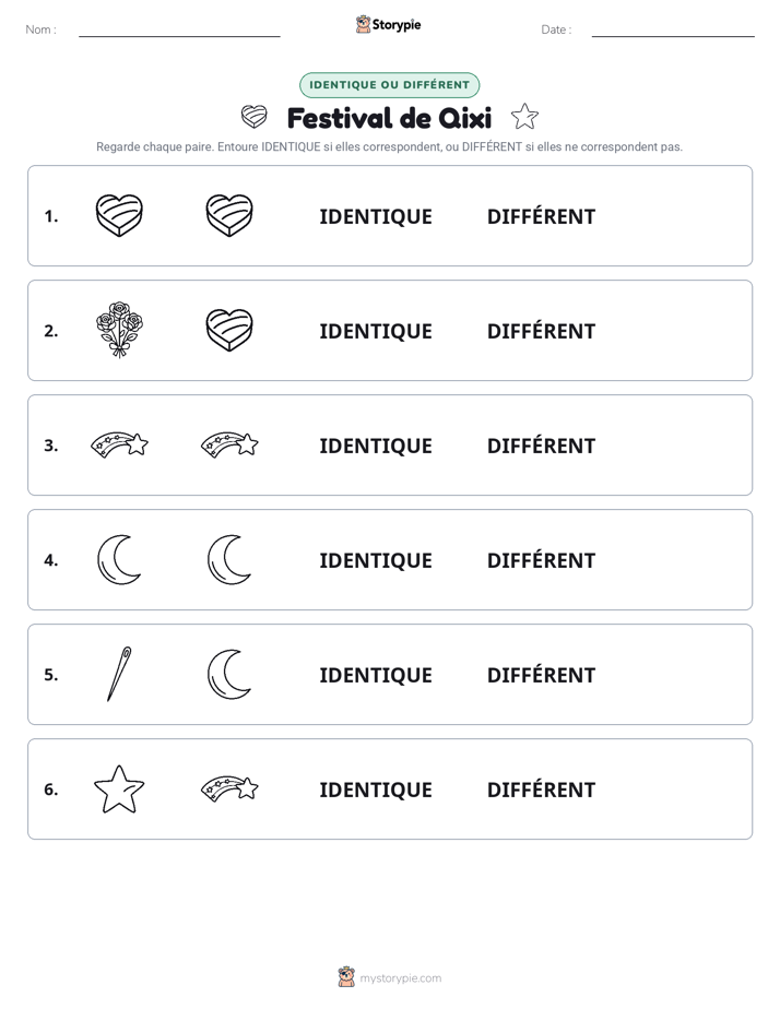Identique ou Différent