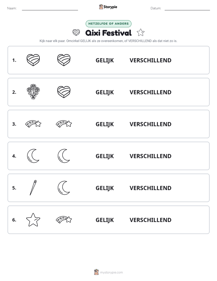 Zelfde of Verschillend