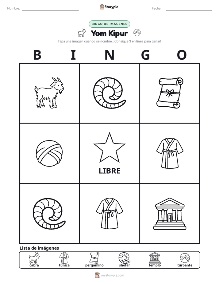 Bingo de Imágenes
