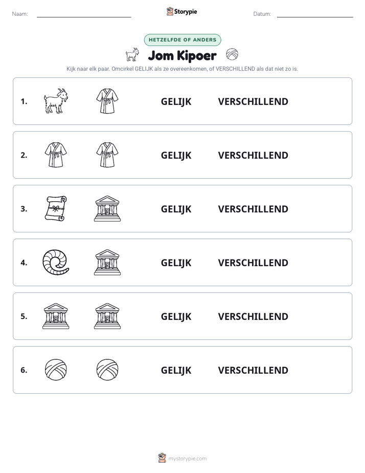 Zelfde of Verschillend