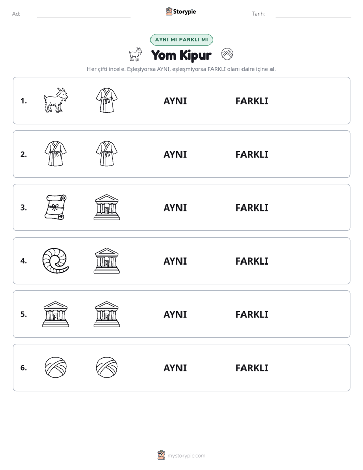 Aynı mı Farklı mı