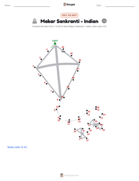 Makar Sankranti - Indian printable worksheet preview