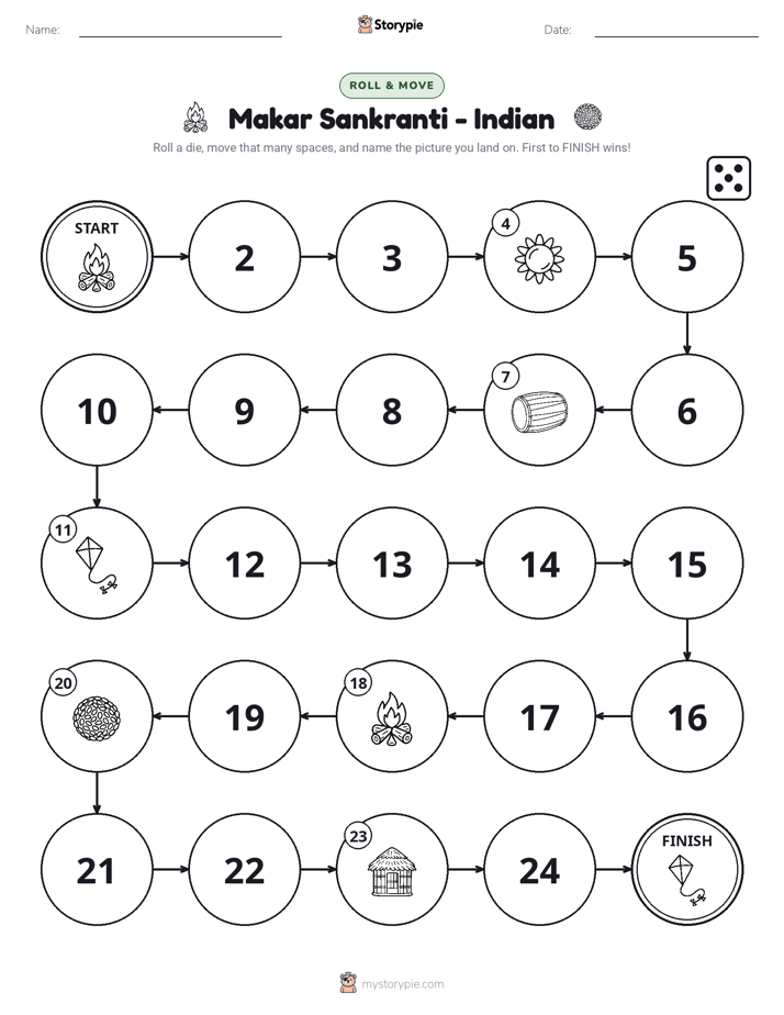 Roll & Move Game