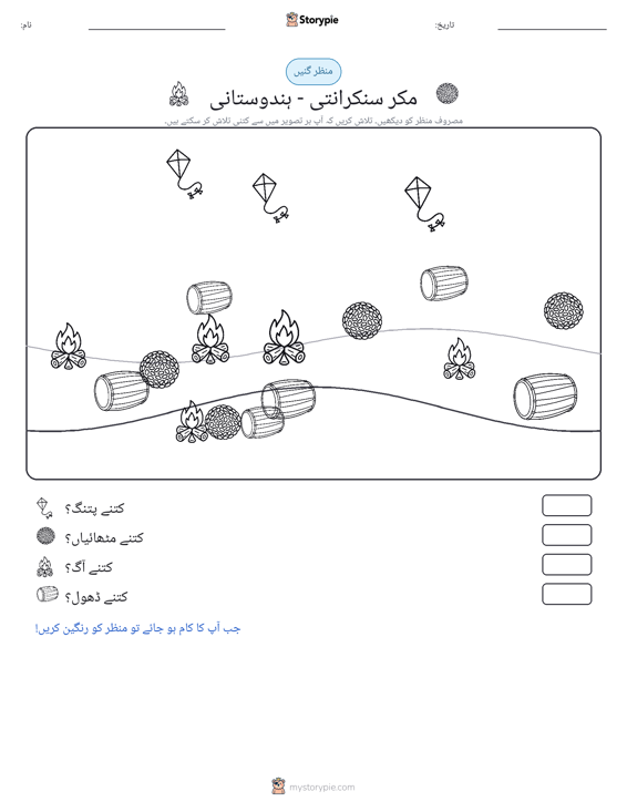 گنتی کا منظر