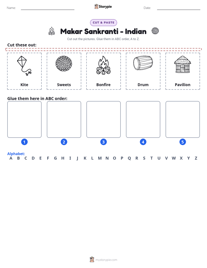 Cut & Paste Alphabet