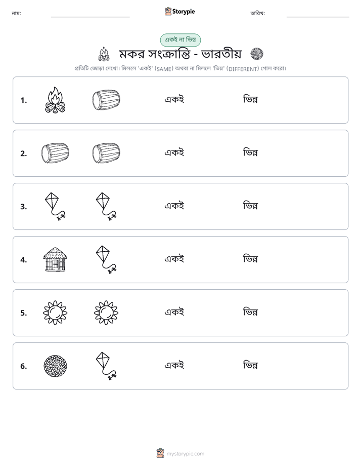 একই বা ভিন্ন
