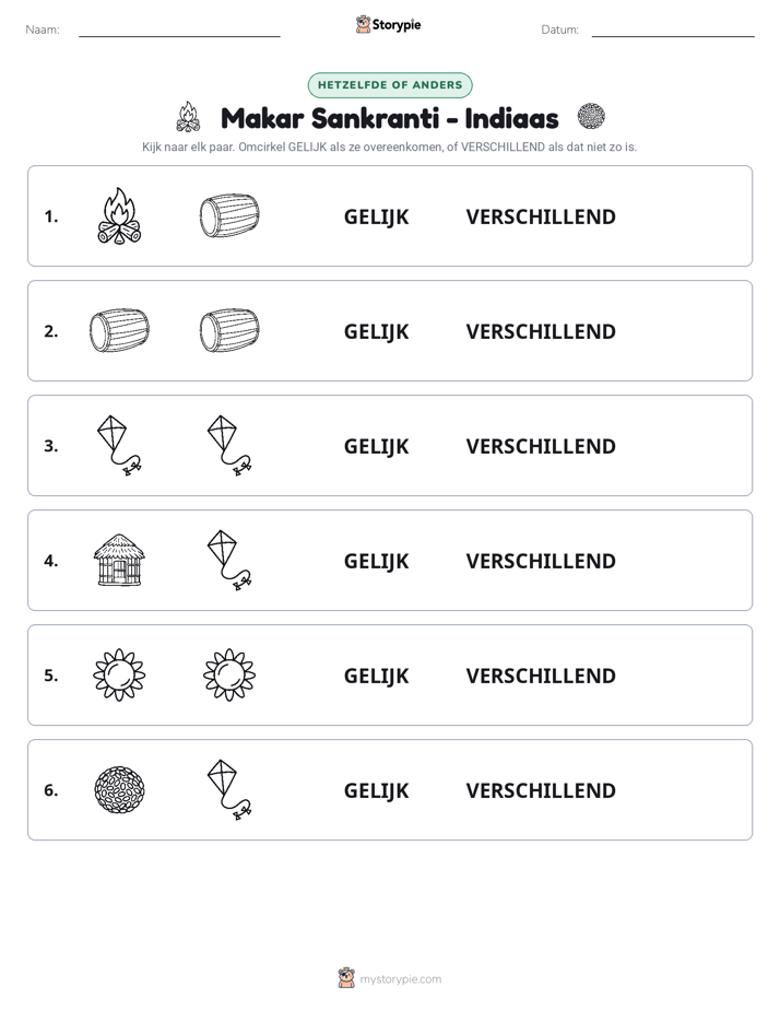Zelfde of Verschillend