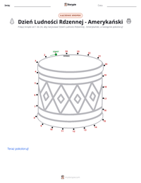 Podgląd drukowalnego arkusza ćwiczeń Dzień Ludności Rdzennej - Amerykański