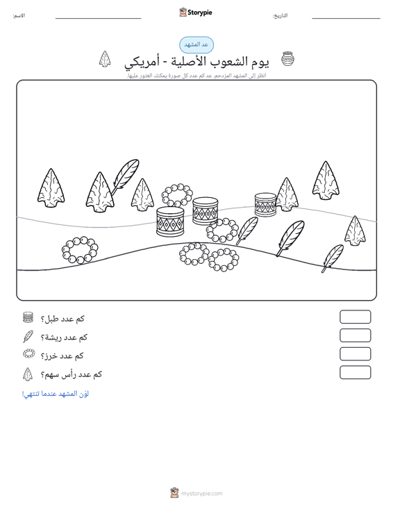 مشهد العد
