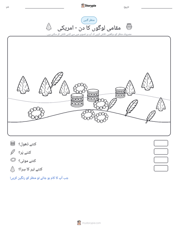 گنتی کا منظر