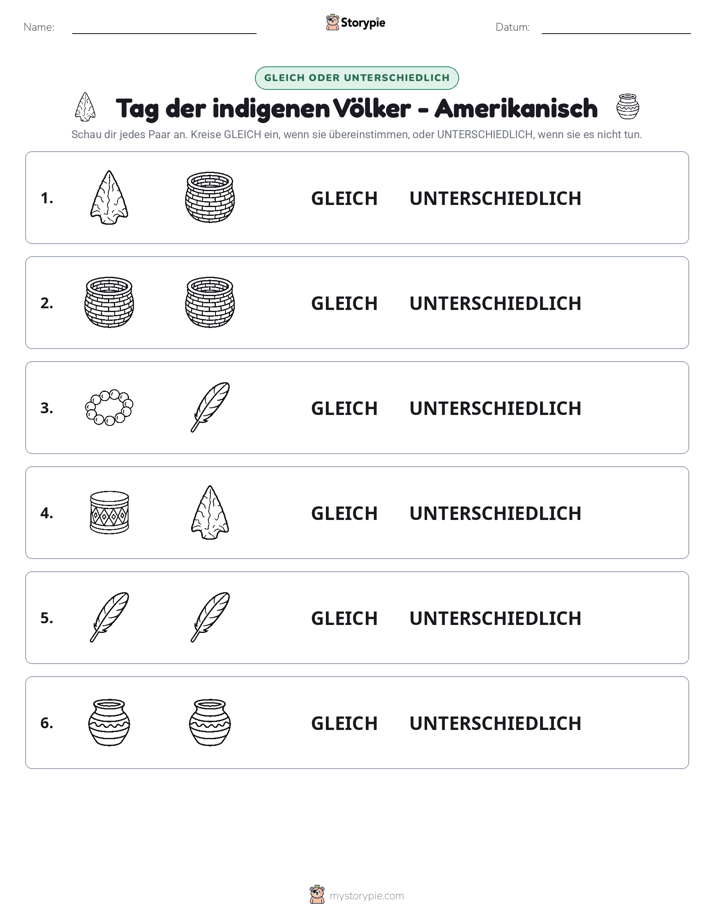 Gleich oder Anders