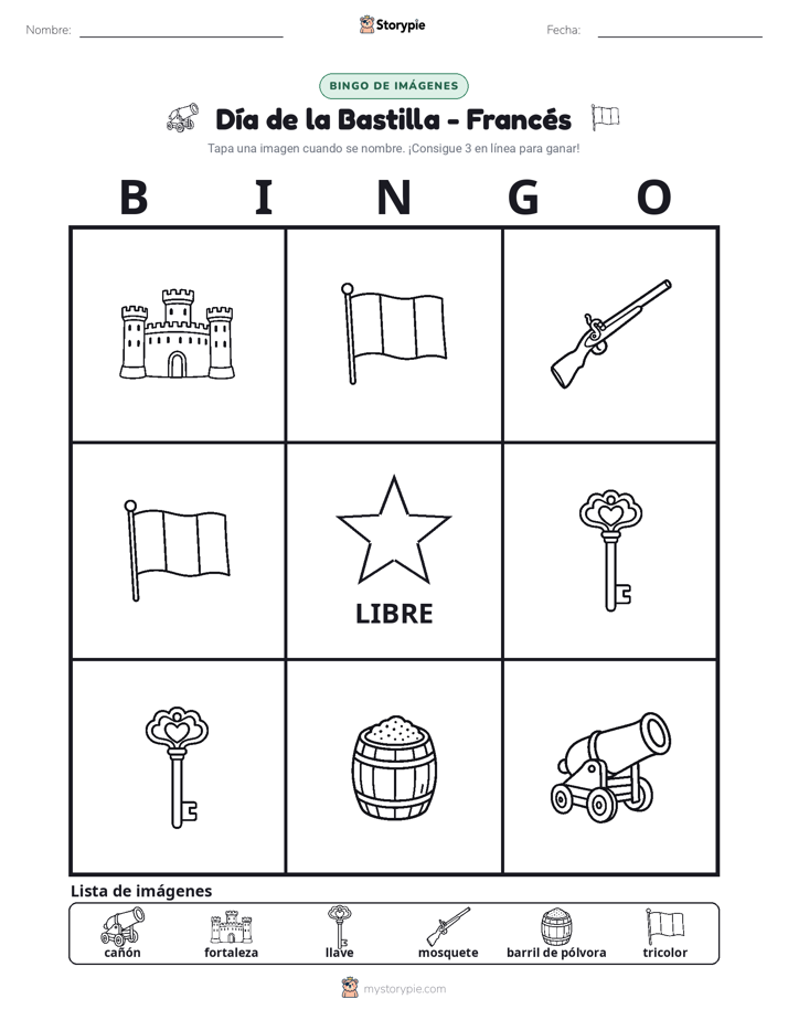 Bingo de Imágenes