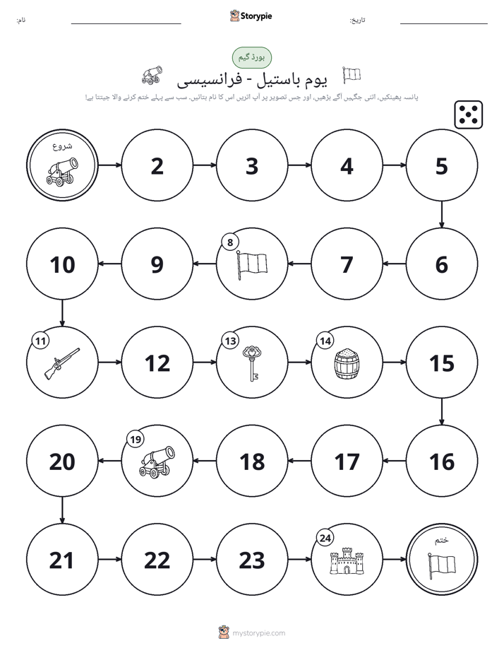 رول اور منتقل کریں کھیل