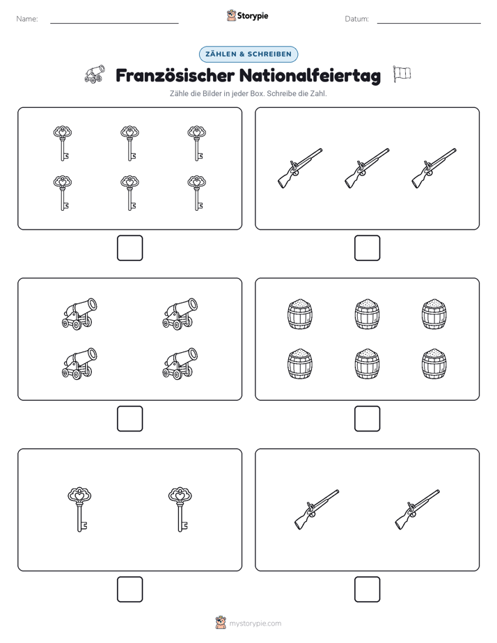 Zählen & Schreiben