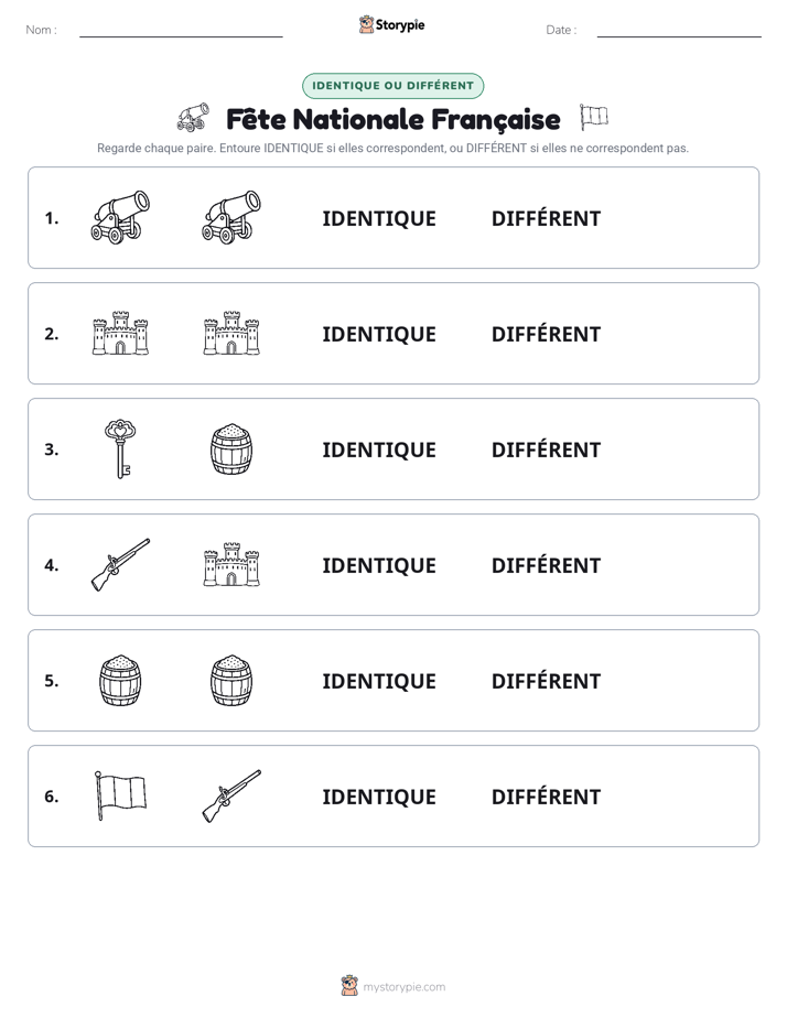 Identique ou Différent