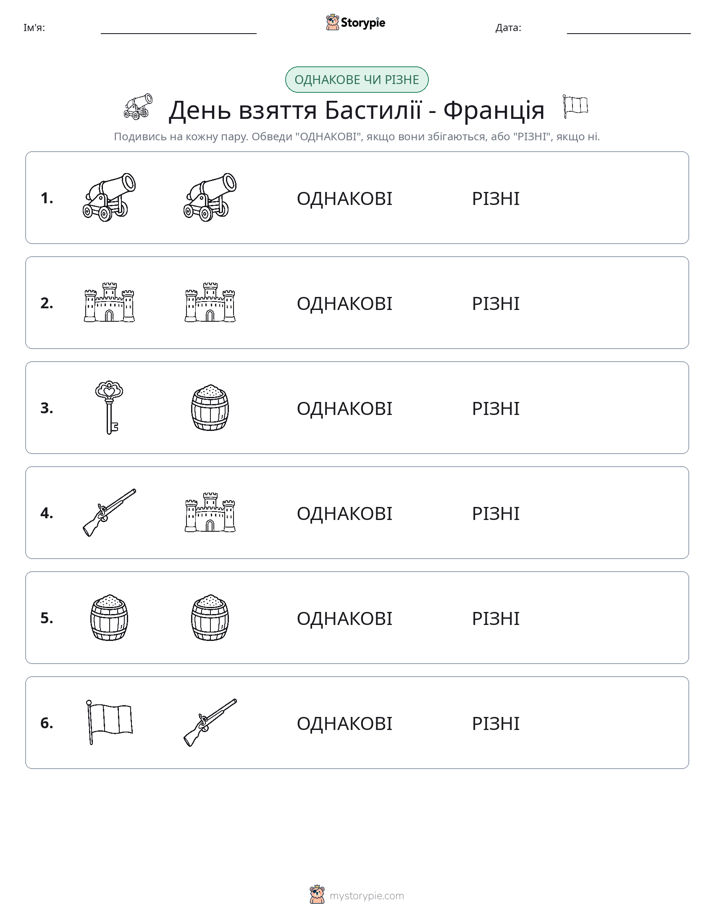 Однакові чи різні