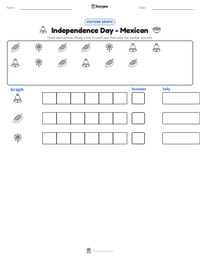 Independence Day - Mexican printable worksheet preview