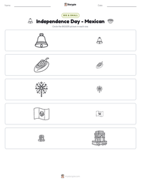 Independence Day - Mexican printable worksheet preview