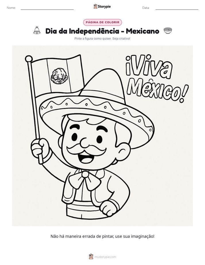 Página para colorir