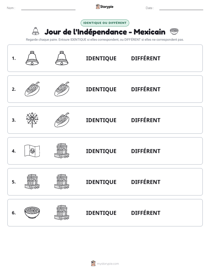 Identique ou Différent