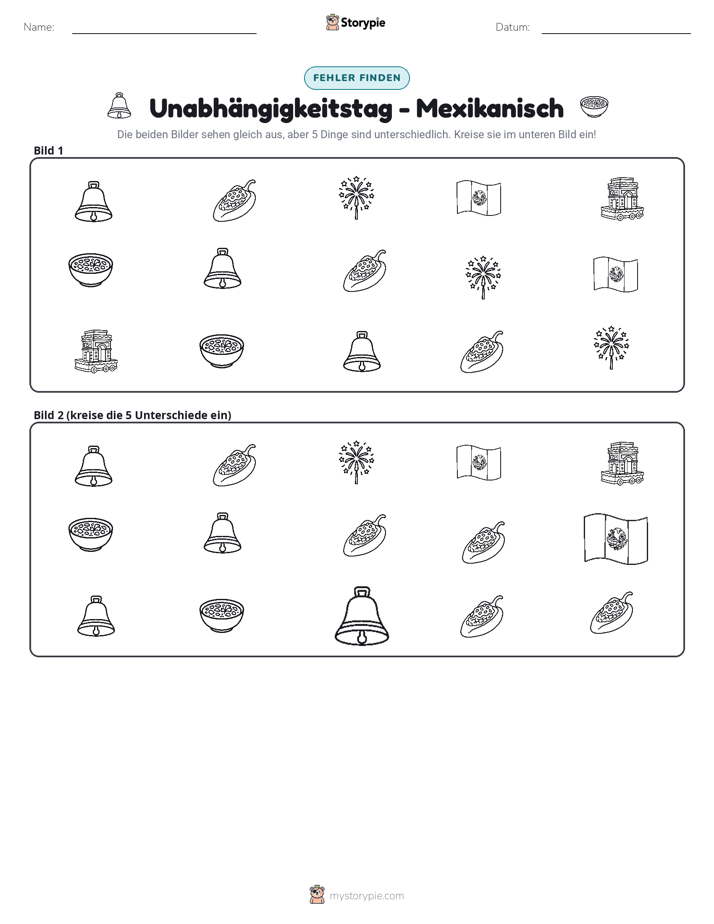 Finde den Unterschied