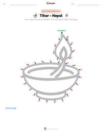 Tihar - Nepal yazdırılabilir çalışma sayfası önizlemesi
