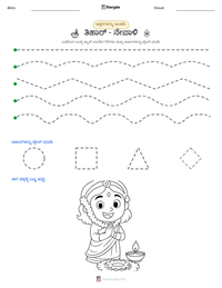 ತಿಹಾರ್ - ನೇಪಾಳಿ ಮುದ್ರಣೀಯ ಕಾರ್ಯಪತ್ರದ ಪೂರ್ವದೃಶ್ಯ
