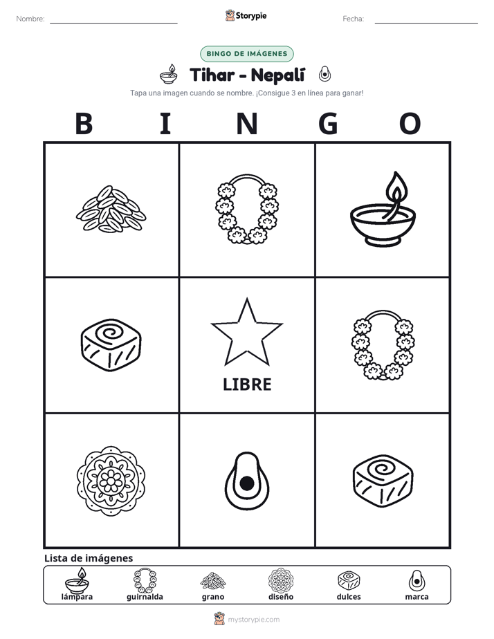 Bingo de Imágenes