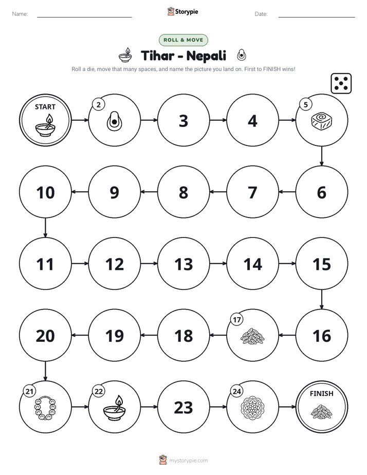 Roll & Move Game
