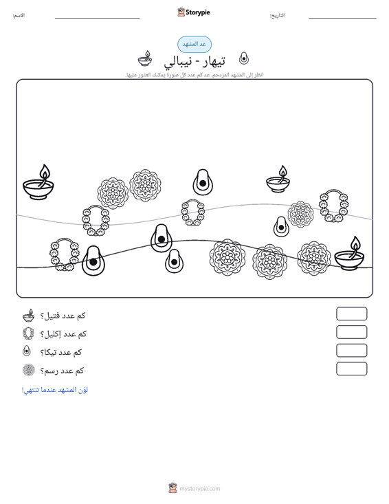 مشهد العد