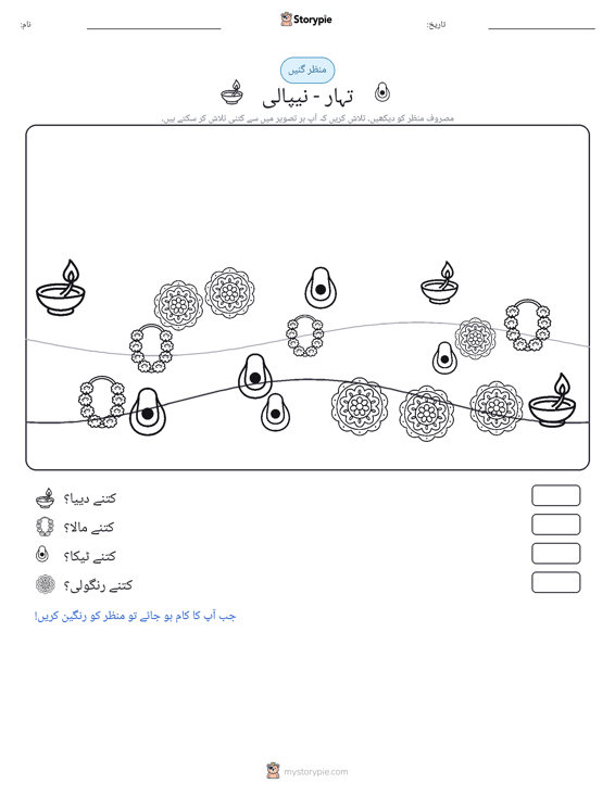 گنتی کا منظر