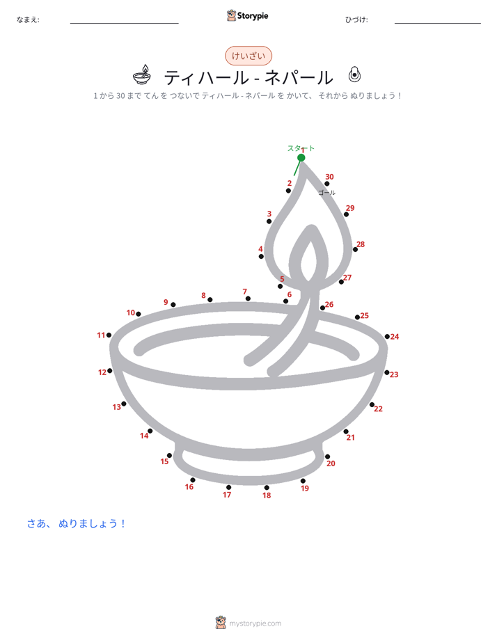 点つなぎ