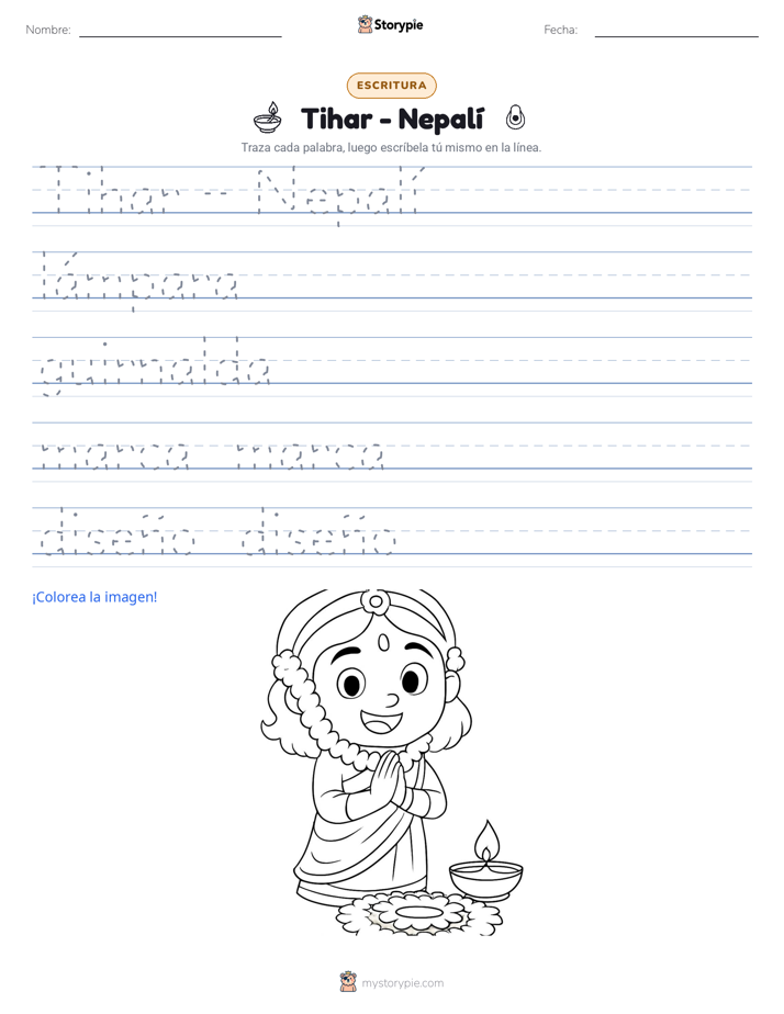 Práctica de Escritura