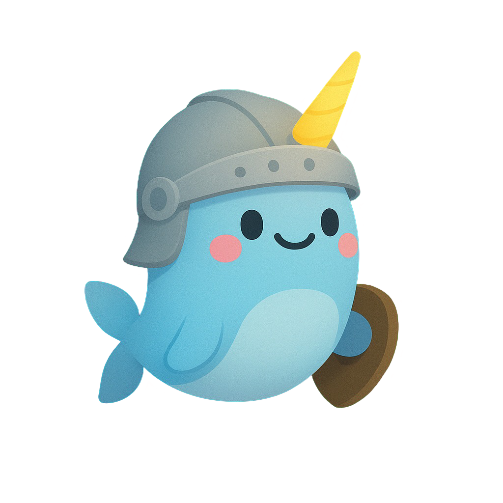 Noodle the Narwhal Knight