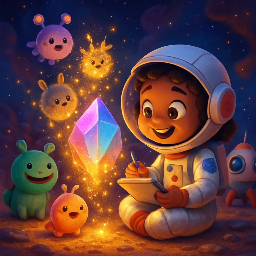 Astronauta e la Polvere Stellare Scintillante - Image 3