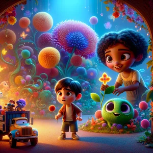 Зоряний Квіточок та Таємниця Космічного Саду