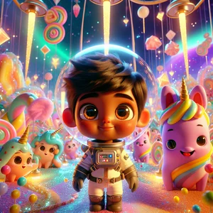 نجوم الحلوى والسماء السكرية