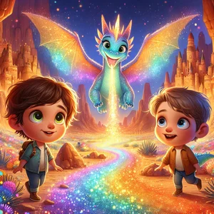 彩虹龙与探险家的友谊