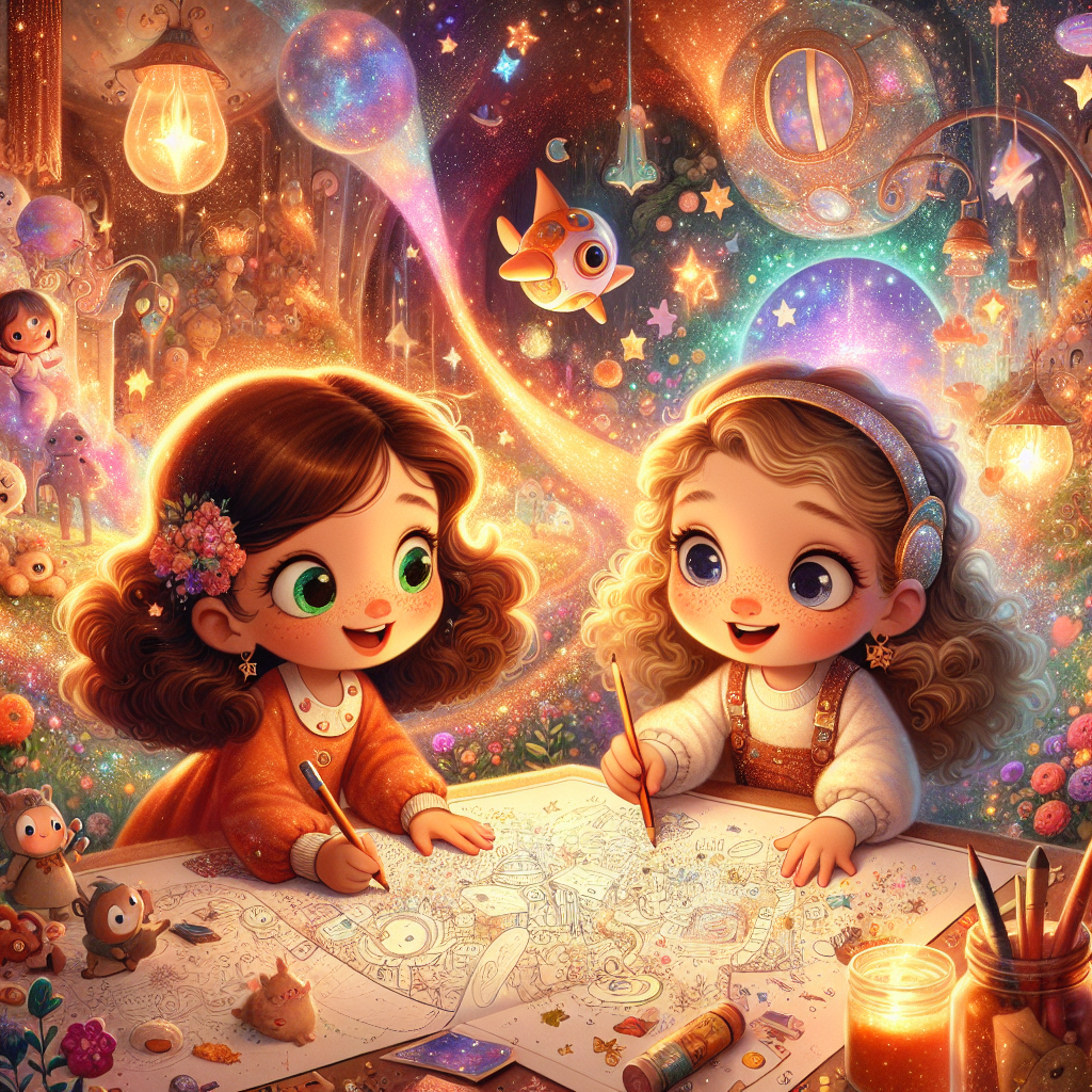 星降る山とピンクの宇宙船 - Image 2