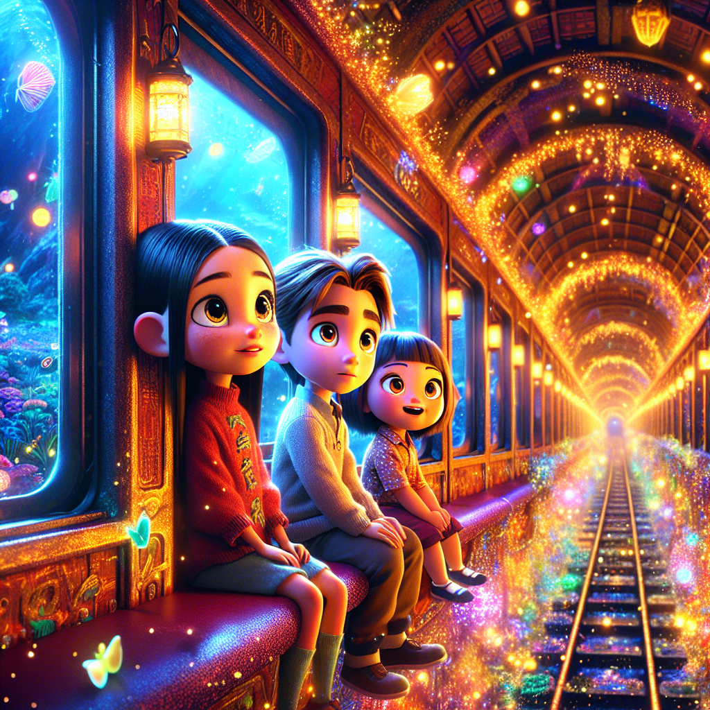 물속 도시의 빛나는 눈송이 - Image 2