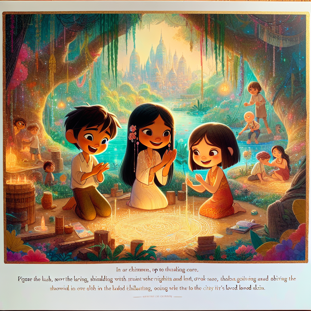 물속 도시의 빛나는 눈송이 - Image 3