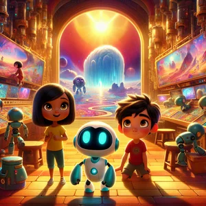 রোবট কারখানায় তুষারের বন্ধু