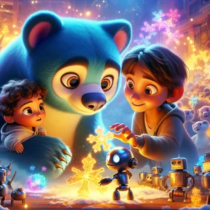 L'Étoile de Neige et les Robots Créatifs